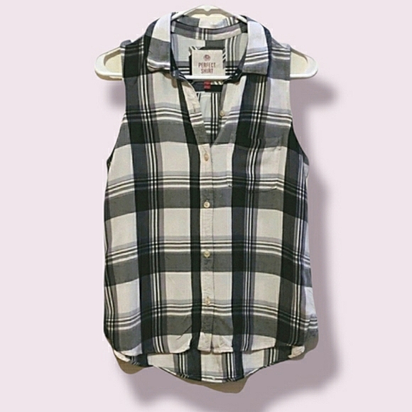 Authentic American Heritage Perfect Shirt: Relaxed Medium Black and White - Picture 1 of 5